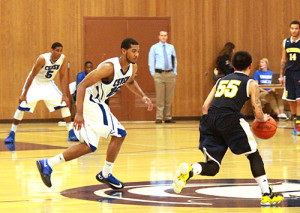 Cougars in action against Bethesda. Photo taken by Anne Hall. 