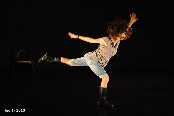 Dance instructor Karen Schaffman performing in 2010