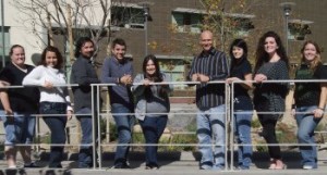 The staff of The Cougar Chronicle in Spring 2012.