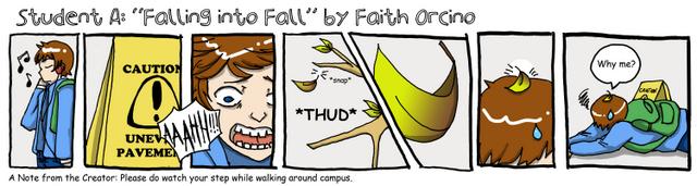 Comic strip: Falling into Fall