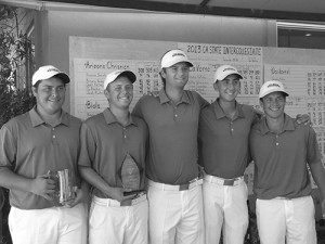 Men's golf team