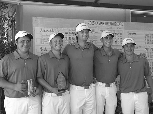 Mens golf team