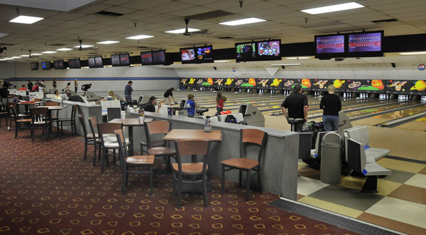 Eagle Lanes bowling alley in San Marcos
