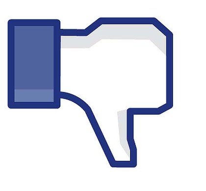 thumbs down Facebook icon