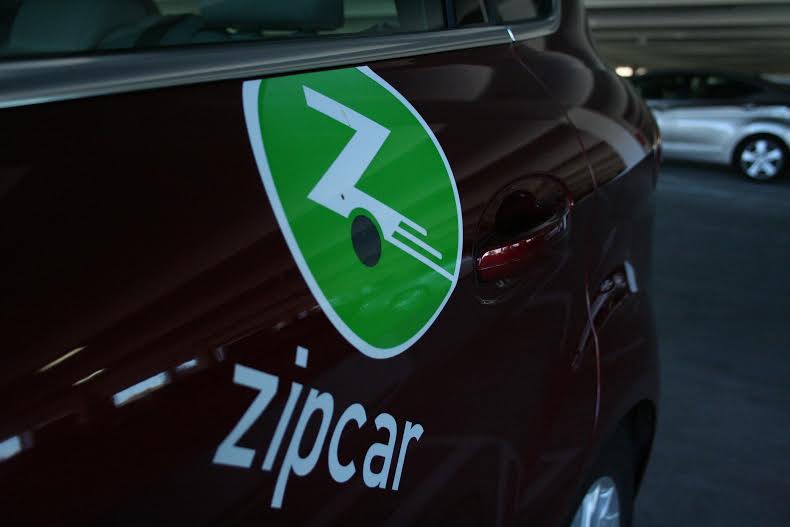 Students+can+identify+Zipcar+vehicles+on+campus+with+this+logo.+Photo+by+Tiana+Morton%2C+Photographer.