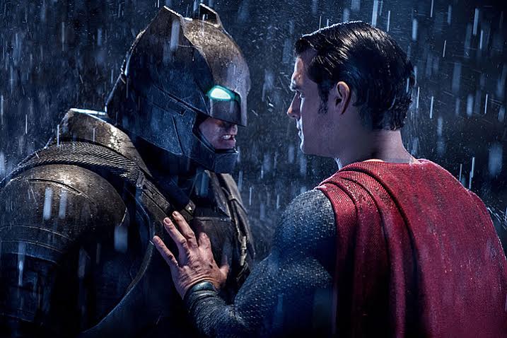 Ben Affleck and Henry Cavill star in “Batman v Superman.”