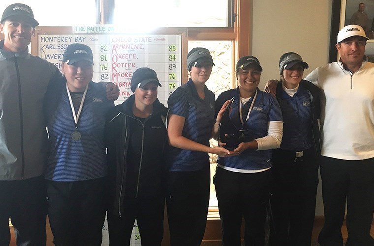 Women’s golf closes season with victory