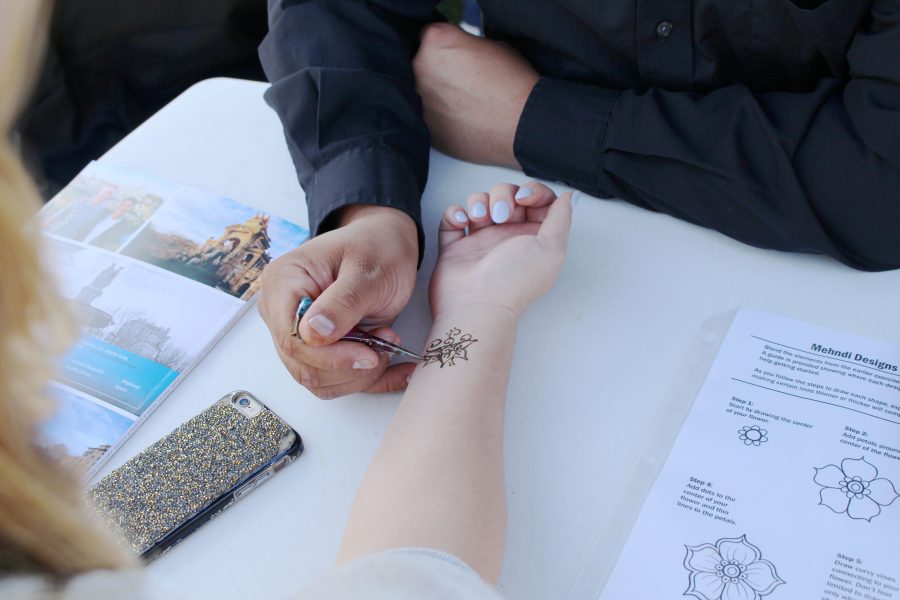 Event teaches students art of Henna