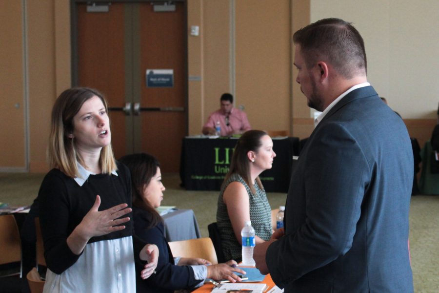 Recruiters help students interested in grad school