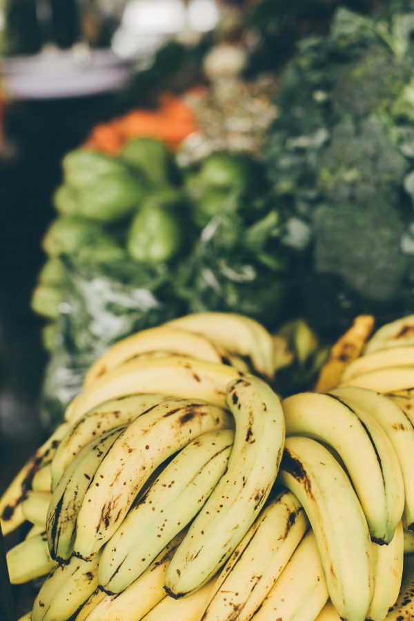 Plantains, a cousin to the banana, are a staple in the Panamanian diet. 