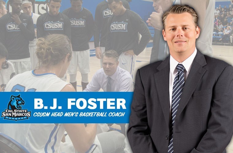 B.J. Foster is officially named head coach of the men’s basketball team