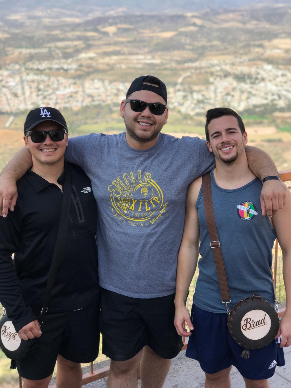 From left to right: Joe Sandoval, Kyle Azcuna and Brad Kremer in Jalpa, Zacatecas on Dec. 30, 2017.