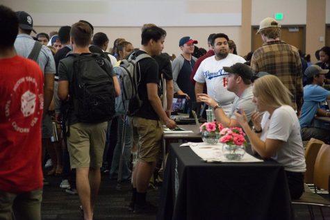 The Student Organization fair offers opportunity for involvement