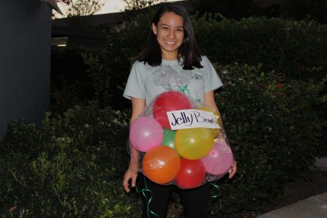 Make balloons into an easy Halloween costume
