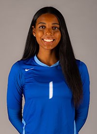 CSUSM’s volleyball player Faith
Fortuné poses for a photo.