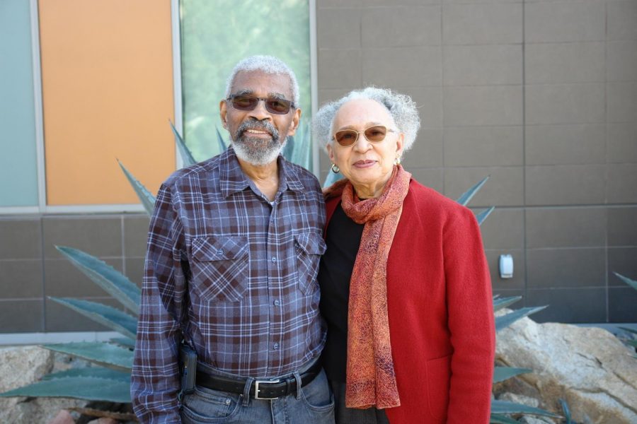 Manuelita Brown and her husband, Willie Brown on Nov. 20.