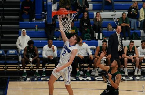 CSUSM Men’s Basketball late rally attempt falls short