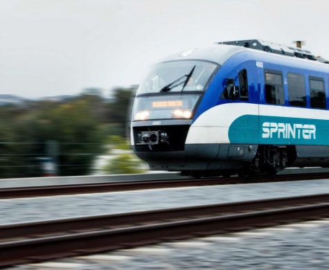 The Sprinter is a favored form of alternative transportation for some CSUSM students.