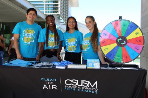 Clear The Air students advocate a smoke-free campus.