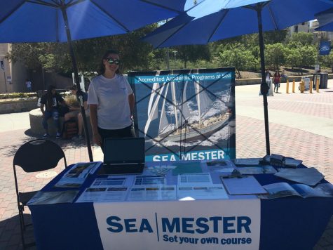 Leila Barth from Seamester informs students about a different kind of study abroad program.