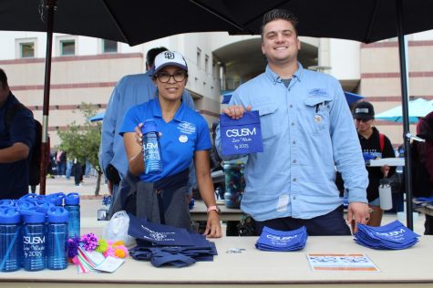 Volunteers advocate CSUSM's Journey to Zero Waste by 2025 at the Journey to Zero Waste event on Sept. 26.