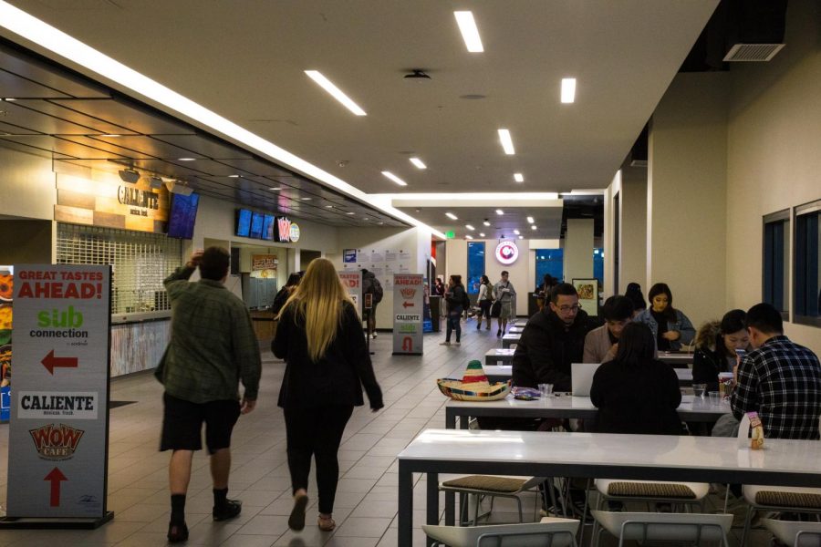 The USU Dining Hall currently offers four eateries