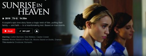 Sunrise in Heaven depicts the romance between Jan (Caylee Cowan) and Steve (Travis Burns).