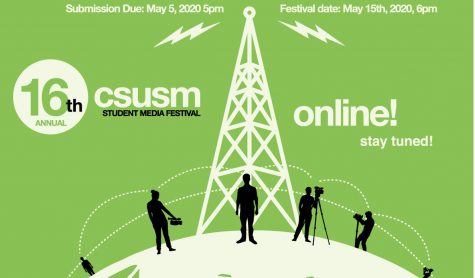 The 16th Annual CSUSM Media Festival has been moved to a virtual format and will take place on May 15.