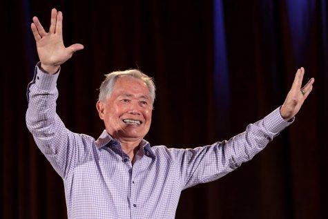 Actor, author and Japanese internment survivor George Takei spoke at the “One Book One San Diego” event on Sept. 22.