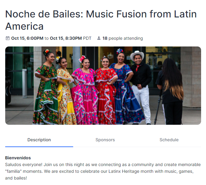 The Latin@/x Center’s next virtual event is a celebration to close out Latinx Heritage Month that will take place on Oct. 15 from 6 p.m. to 8:30 p.m. 
