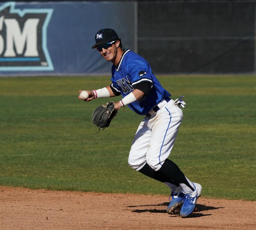Zack Schuberg on the baseball team is disappointed about the cancellation of competition, but is trying to make the most of his extra time by focusing on other hobbies.