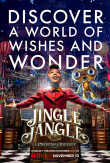 Jingle Jangle: A Christmas Journey is now available on Netflix.