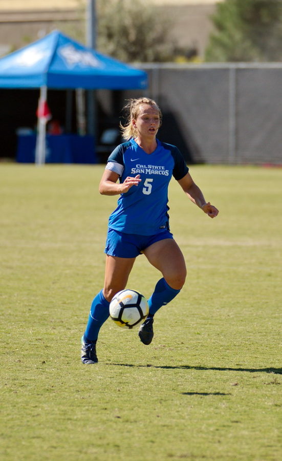 Amy+Wilson+%28%E2%80%9818%29+continues+to+stay+close+to+teammates+she+met+through+CSUSM+soccer.+Currently+she+is+a+substitute+teacher+for+a+middle+school+and+hopes+to+pursue+a+permanent+science+teaching+position+in+the+fall.