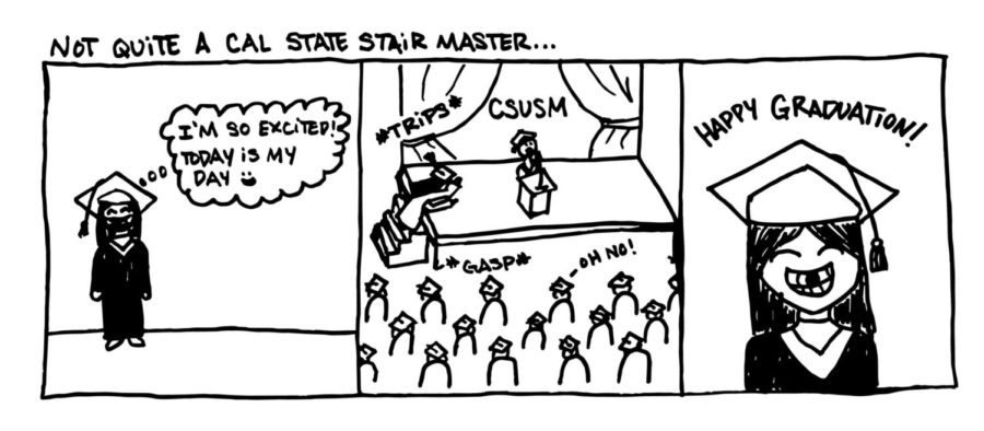 Cartoon: Not quite a Cal State Stair Master...