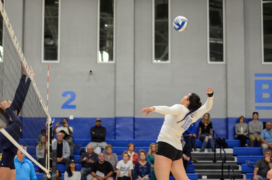 Kassy Doering (#12) is entering her senior season with CSUSM Women’s Volleyball team. 