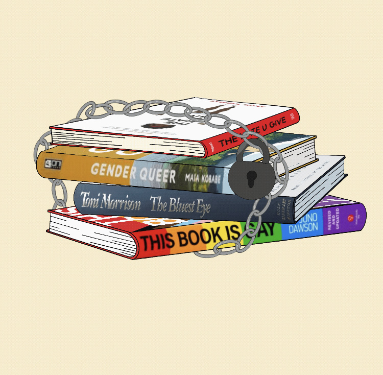 "The Hate U Give" by Angie Thomas and "Gender Queer: A Memoir" by Maia Kobabe are among the many books being targeted by book bans. 