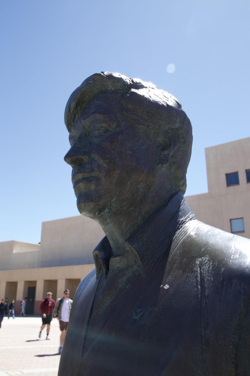 Cesar Chavez statue at CSUSM.