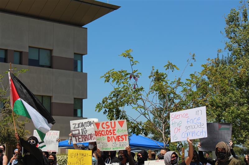 CSUSM Students Protest CSU Complicity in Palestinian Genocide