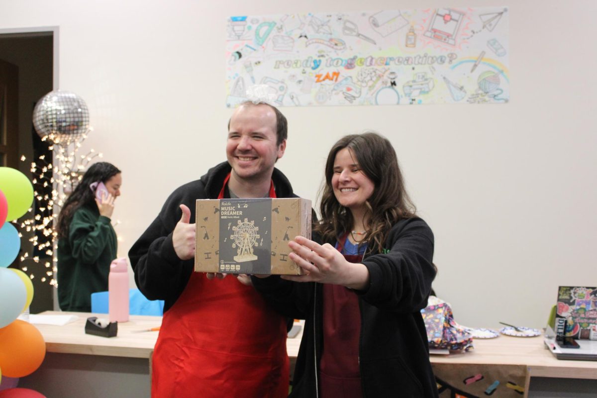 Makery staff members, Kodie Gerritsen and Ryan Dorsett
