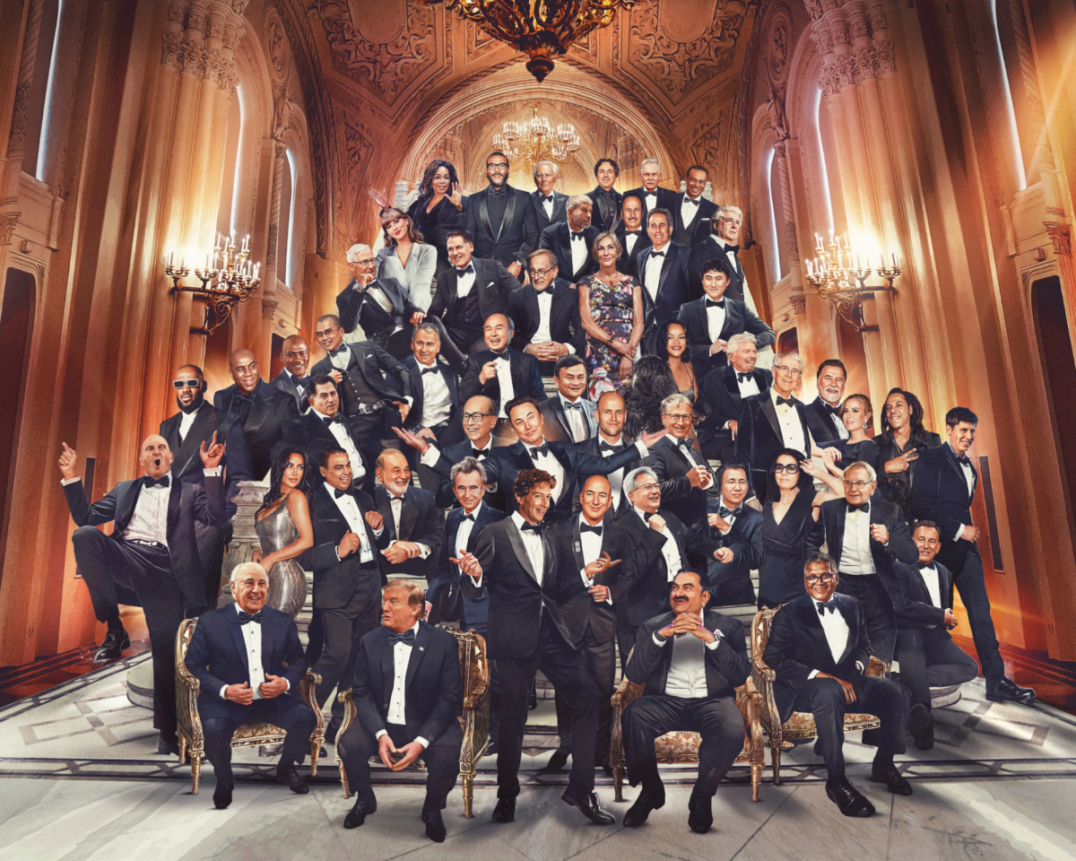 Tower image of various billionaires