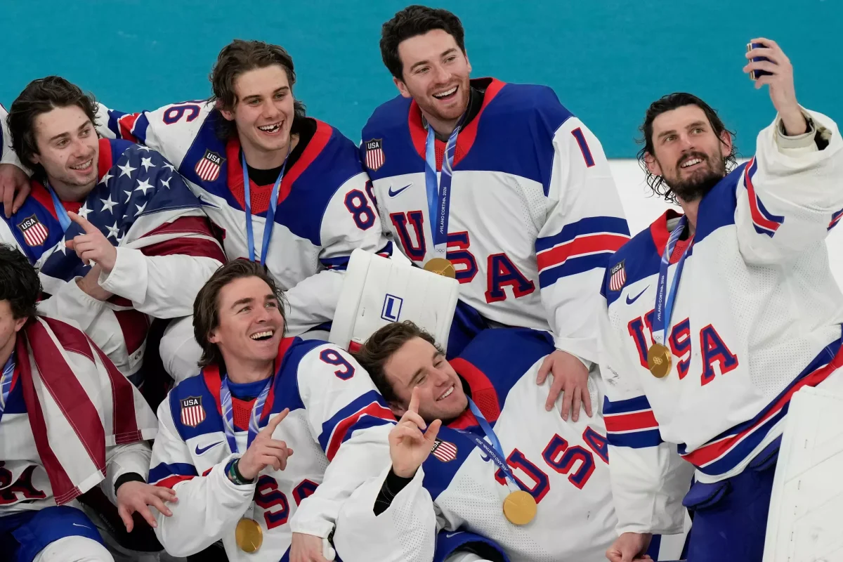 US Men's Hockey Team winning gold since 1980.